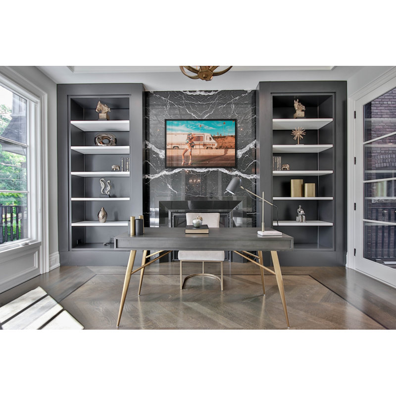 Retro Lifestyle I - Print on Plastic / Acrylic, 80cm H x 120cm W x 10cm D, Black Frame