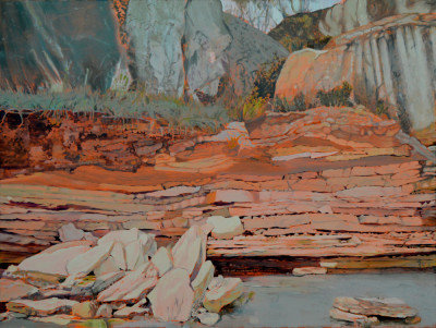Layered River Rocks Print by Other Artist, Size, Format, Frame Color
