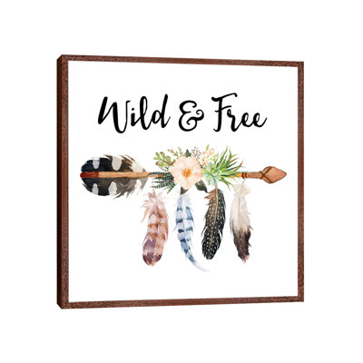 Wild And Free - Print on Canvas
