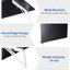 Bureau mural flottant pliable pour buanderie, cuisine, VR, noir-1806980257