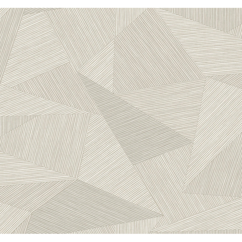 Papier peint formes géométriques Beathe, Beige