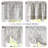 Linen Floral Valance Curtain Farmhouse Double Layer Valance-108938951-108938957