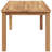 vidaXL Coffee Table Brown 43.31 x 21.65 x 17.72 in Solid Teak Wood-733097508