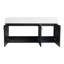 48 Inch Bathroom Vanity With Sink, Modern Thick Edged Resin Basin, Soft Closing Hinges, Black Chestnut Color Sink Vanity, Main Cabinet, Doors