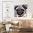 Brampt Pug On Gray-109119306
