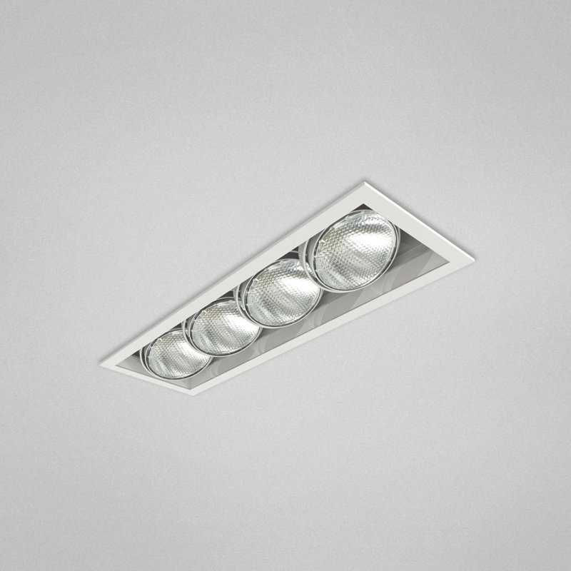 Ensemble de 4 lumières encastrées multiples 4 lumières