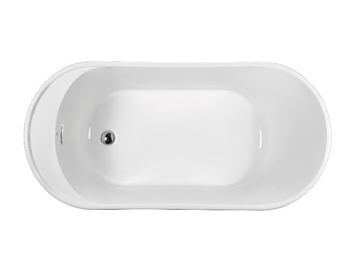 Eryn 60" Freestanding Soaking Bathtub, Acrylic CXL®