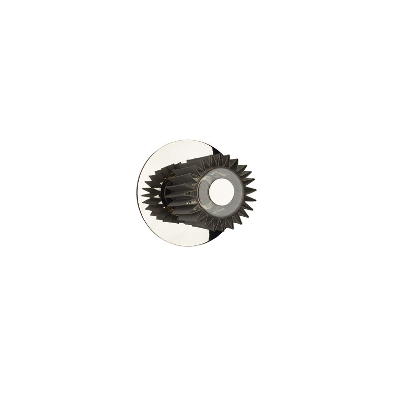 Lampe murale et plafonnier In The Sun, Argent, Argent, H 7,48 po x l 7,48 po x P 6,97 po