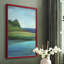 «Silent Lakeside I», reproduction encadrée - bois massif-300616371-300616329