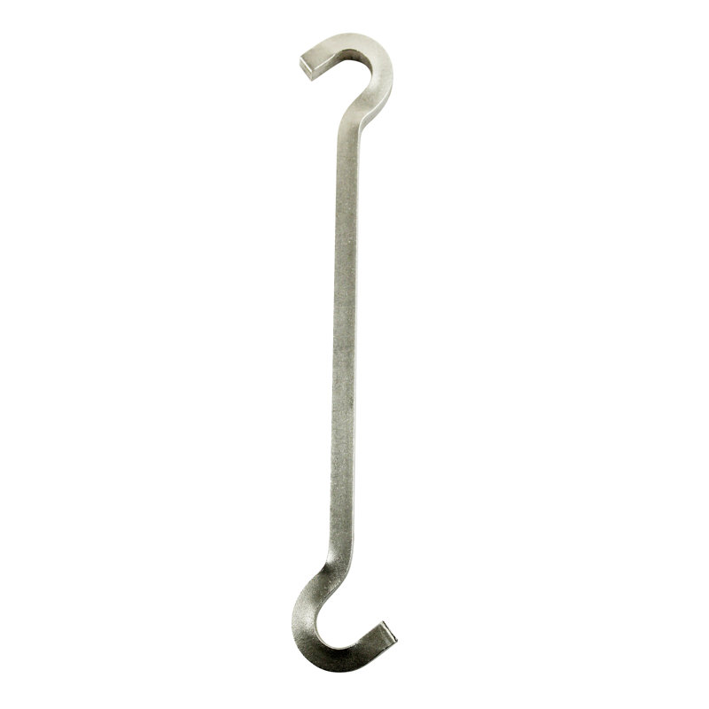 Handcrafted Extension Hook Pot Rack, Stainless Steel, 10" H x 1.5" W x 0.375" D