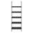Bookshelf, Bookcase, Etagere, Ladder 5 Tier, 72"H, Office, Bedroom, Metal, Marble Look-2125792163