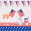 Linge de table drapeau américain