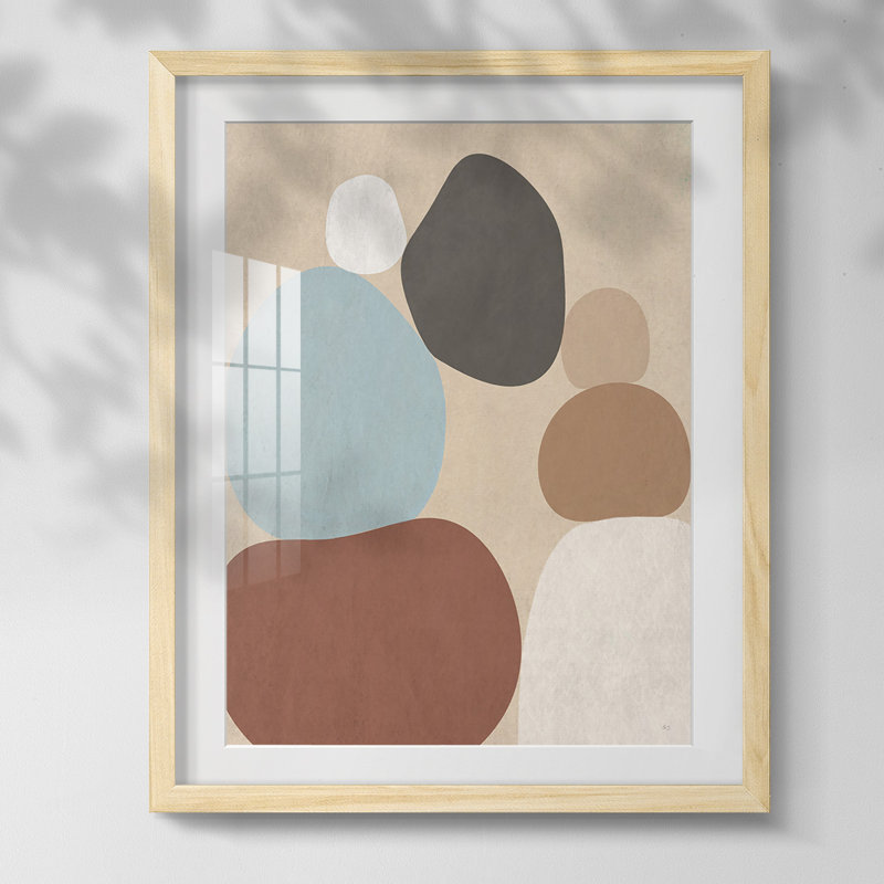 «Hiding Hues II», reproduction encadrée, Blanc, Papier encadré naturel
