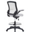 Chaise de dessinateur - chaise pour bureau de réception avec accoudoirs rabattables Veer Modway-29470323