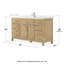 Beckett 60" Freestanding Single Bathroom Vanity with Quartz Top-274150218-297209261-297209262