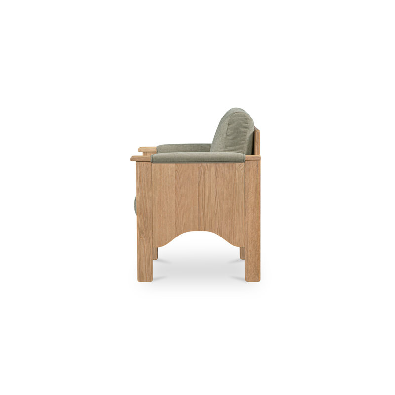 Bauer Dining Chair Cream, Green