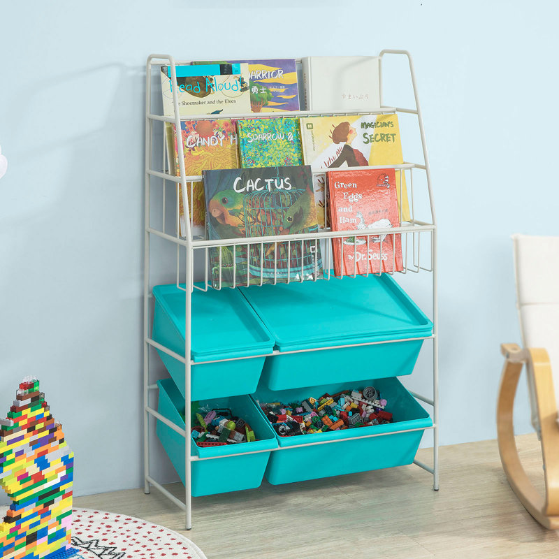 Baker 102cm H X 61cm W Solid Wood Kids Book Display