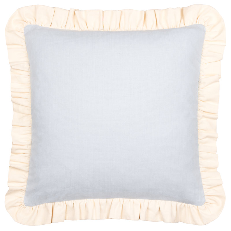 Square Throw Cushion, Blue, Polyester