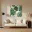 Art mural en métal botanique beige Haworthia-669879431