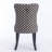 Classic Velvet Dining Chairs,  High-end Tufted Solid Wood Contemporary Velvet Upholstered Dining-1527203555