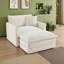 Chaise d'appoint moderne avec repose-pieds-1045483623