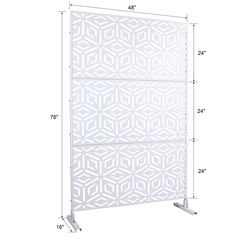 Écran d'intimité pour l'extérieur et l'intérieur , Blanc