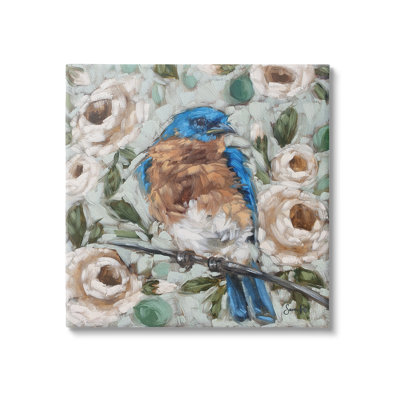 Art mural sur toile, "Bluebird"