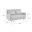 Lengrey 2 Seater Sofa Bed, Sleeper