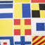 Housse et insert de coussin rectangulaire d'extérieur pour l'intérieur et l'extérieur Nautical Collection