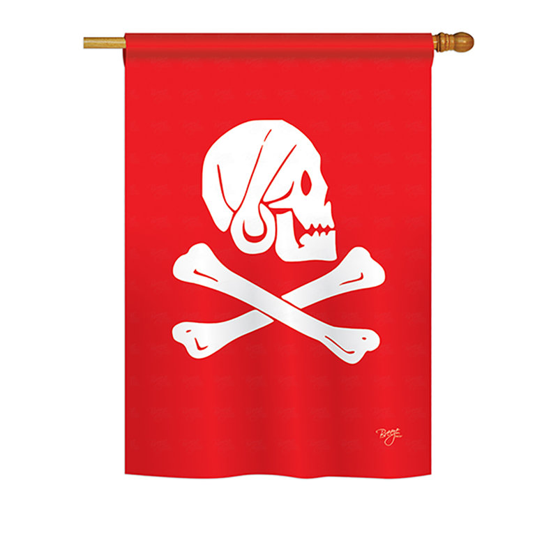 Drapeau de maison / de jardin à deux côtés en polyester Kingstowne Henry, H 40 po x l 28 po