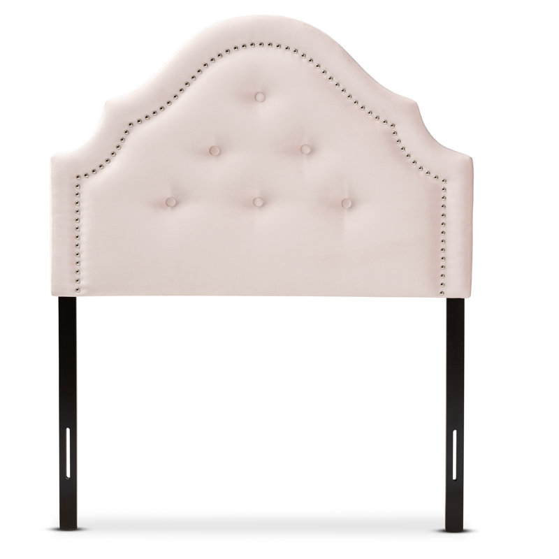 Miccah Upholstered Headboard, Twin, Light Pink