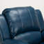 Navy Blue Leather Gel Recliner