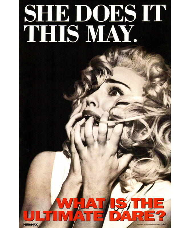 Madonna Truth or Dare, H 18 po x l 12 po