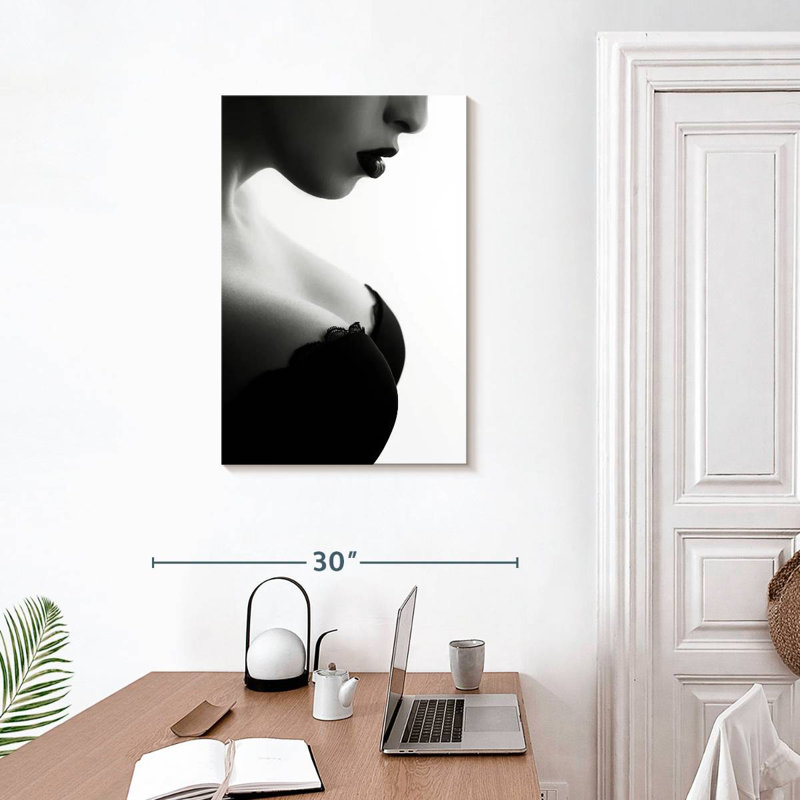 Leisha Busty Female Portrait, 30" H x 20" W