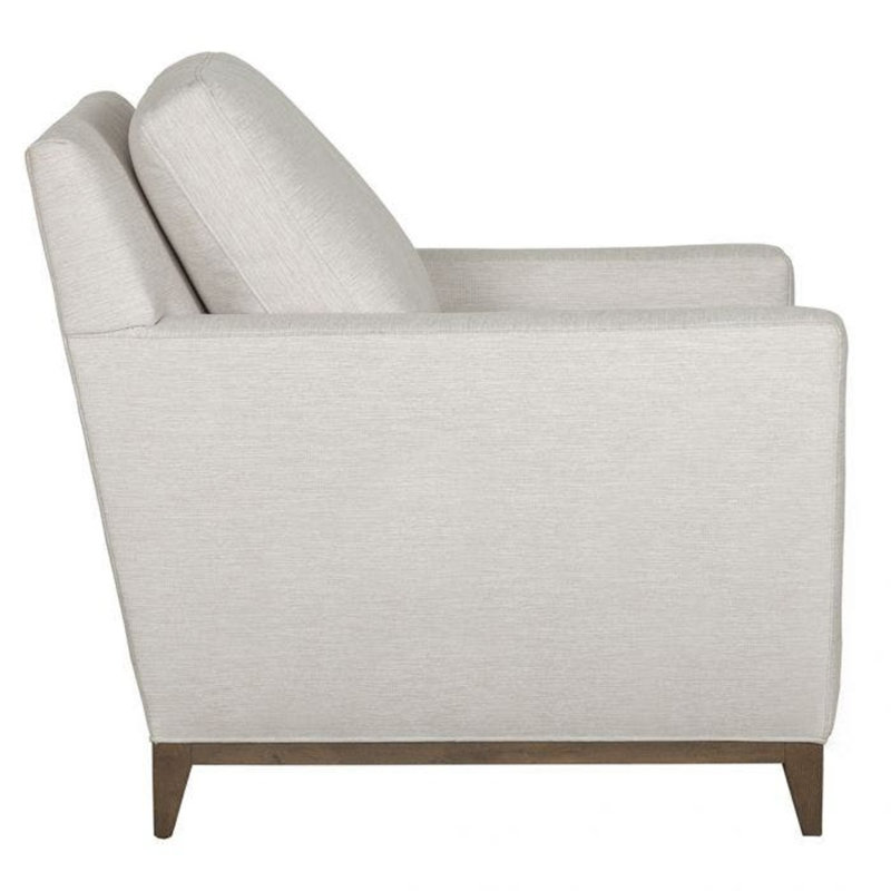 McCoy 31.5" W Armchair, Walnut, 3156 Linen 100% Polyester