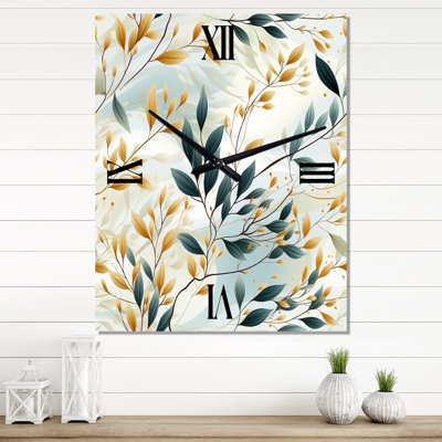 Jasma - Horloge murale florale