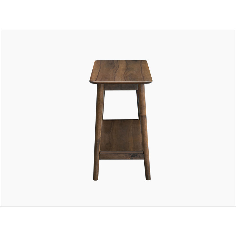 Lamonte Walnut Sofa Table w/Shelf