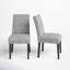 Chaise d'appoint rembourrée en lin Swanscombe