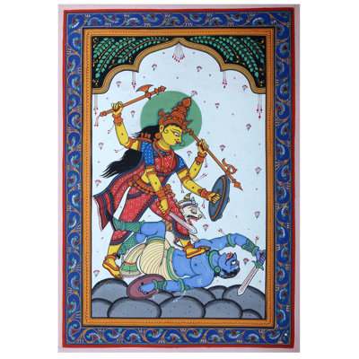 Goddess Durga Patachitra | Paata Painting From Orissa