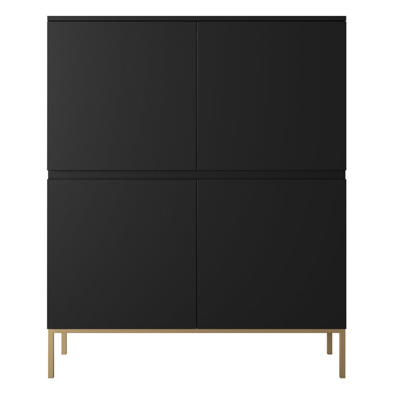 Masoumeh 100cm Sideboard, Black