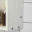 Armoire à pharmacie 24,75 "x 25,5" avec miroir, tablette de rangement, armoire de salle de bain suspendue au mur pour le salon et la salle de lavage, blanc-735476240