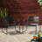 Backyard & Patio Chair , Matte Black Iron For Relaxing Times, 24.95"D X 26.78"W, 13.23 Lb Chair, Perfect Moments Of Relaxation, 26.78 In. Width,