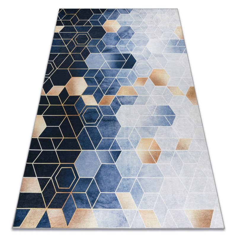 Onsted Geometric Area Rug, Rectangle 160 x 220cm