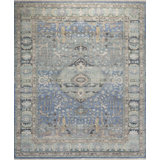 Contemporary One-of-a-Kind Rectangle 10' X 14'2" Hand Knotted Area Rug
