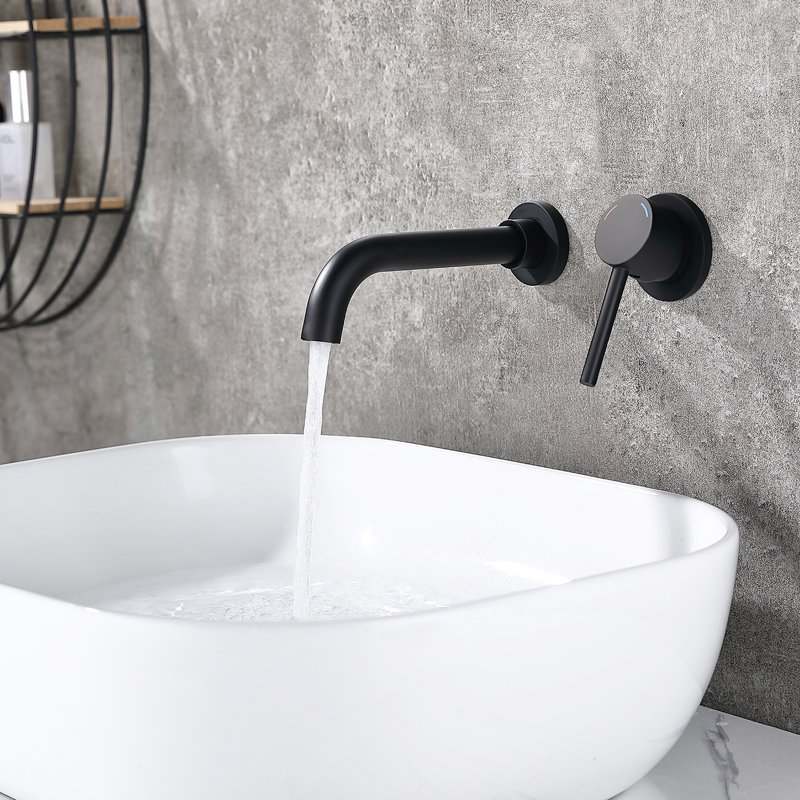 Single-handle Bathroom Faucet, Matte Black