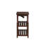 Table d'appoint Wasaki avec finition espresso et USB