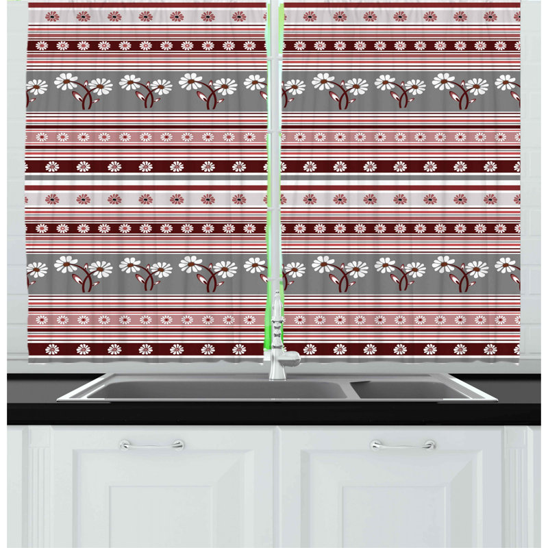 Pointed Kitchen Curtain