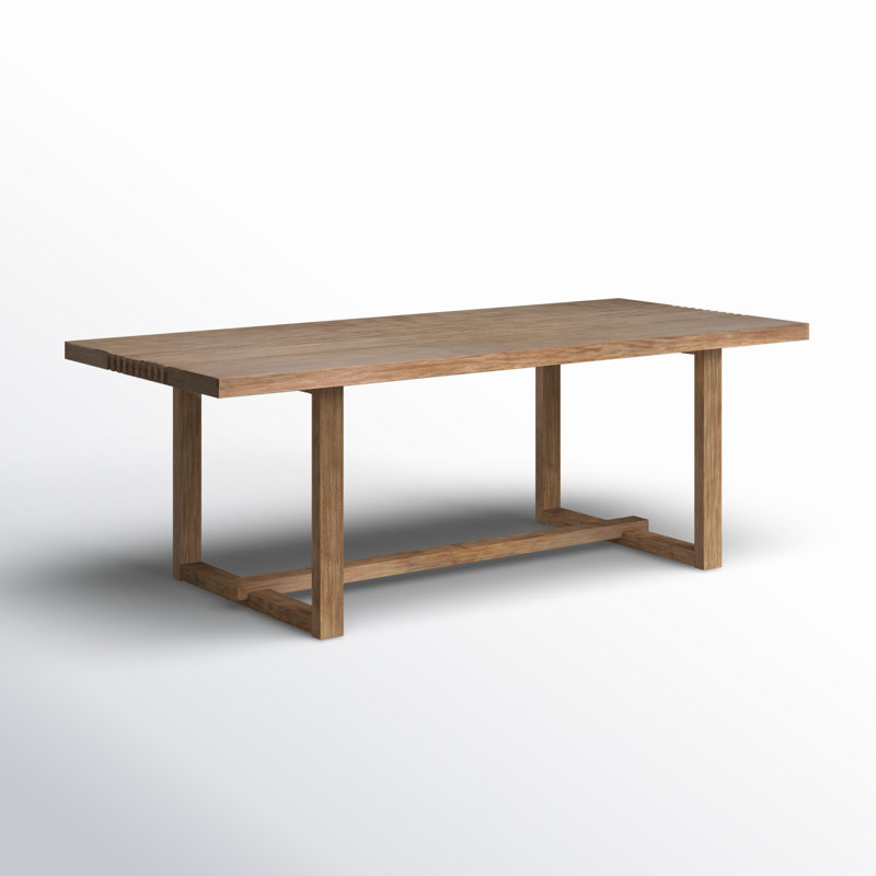 Table de salle à manger en bois massif 82 "Aerilyn