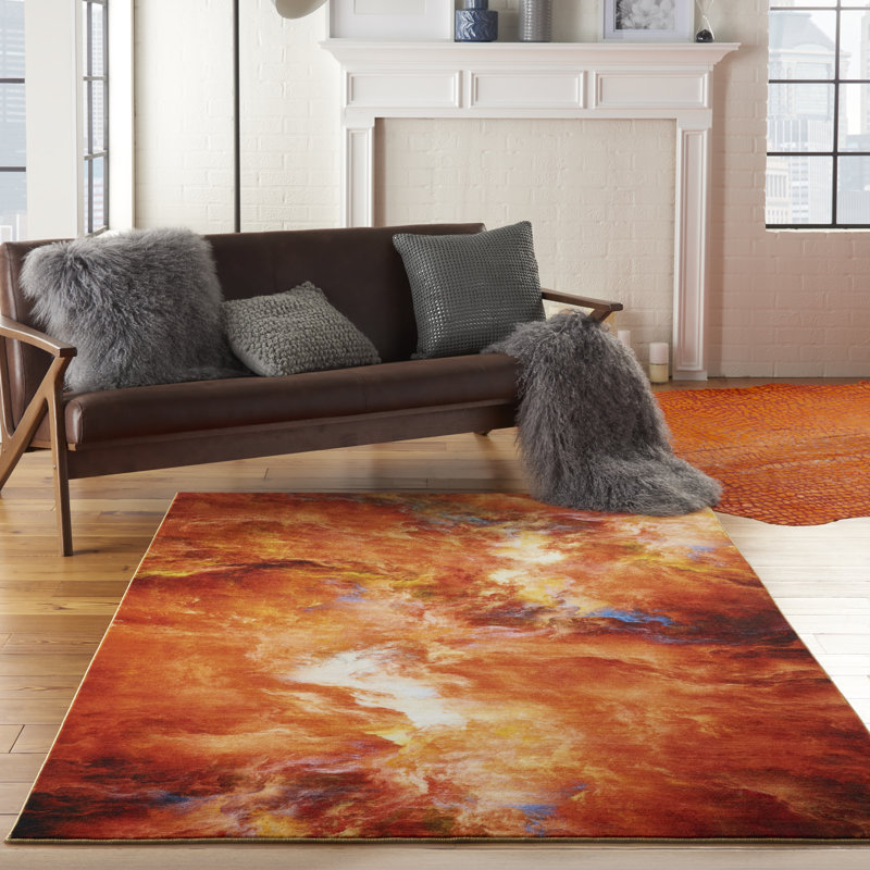 Hartshorn Abstract Area Rug, Rectangle 160 x 221cm