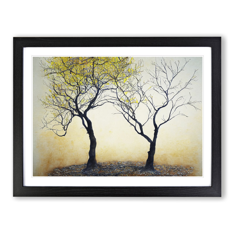 Unforgettable Trees - Framed Print, Black Framed, 46cm H x 64cm W x 2cm D